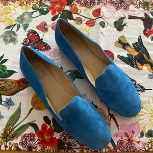 Naturalizer Blue Suede Loafers 10AA